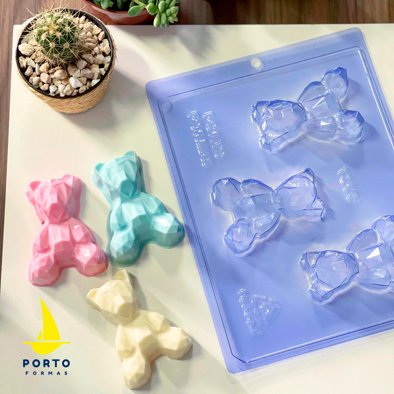 GEOMETRIC Baby Bear Chocolate Mould