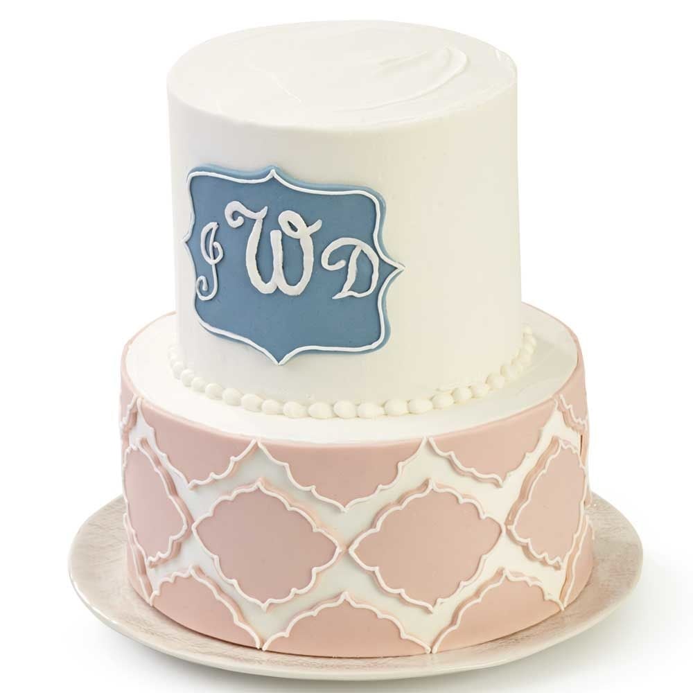 Plaque Fondant Cut Out Set of 6