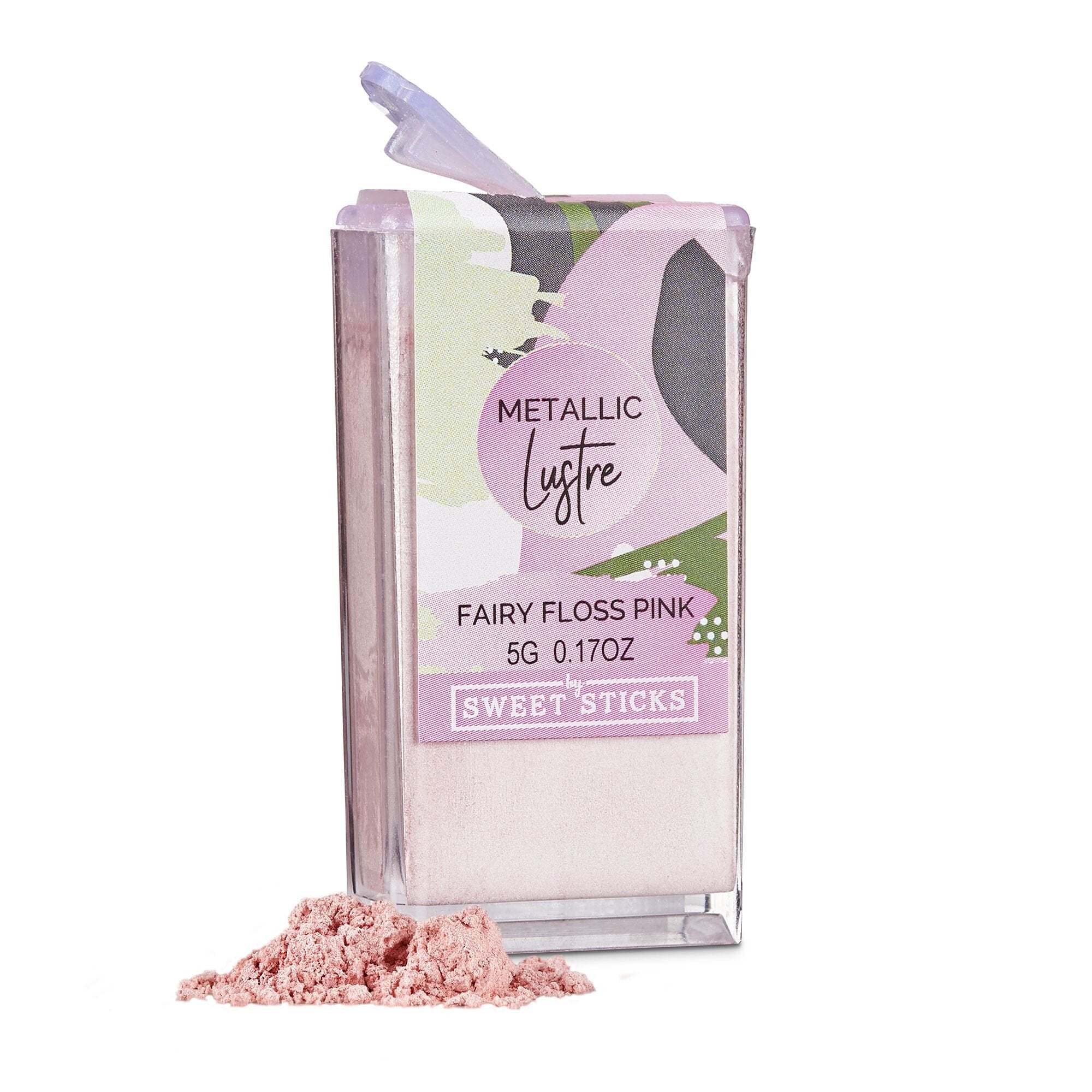 SWEETSTICKS 100% Edible Metallic Lustre Dust - 5g - Fairy Floss