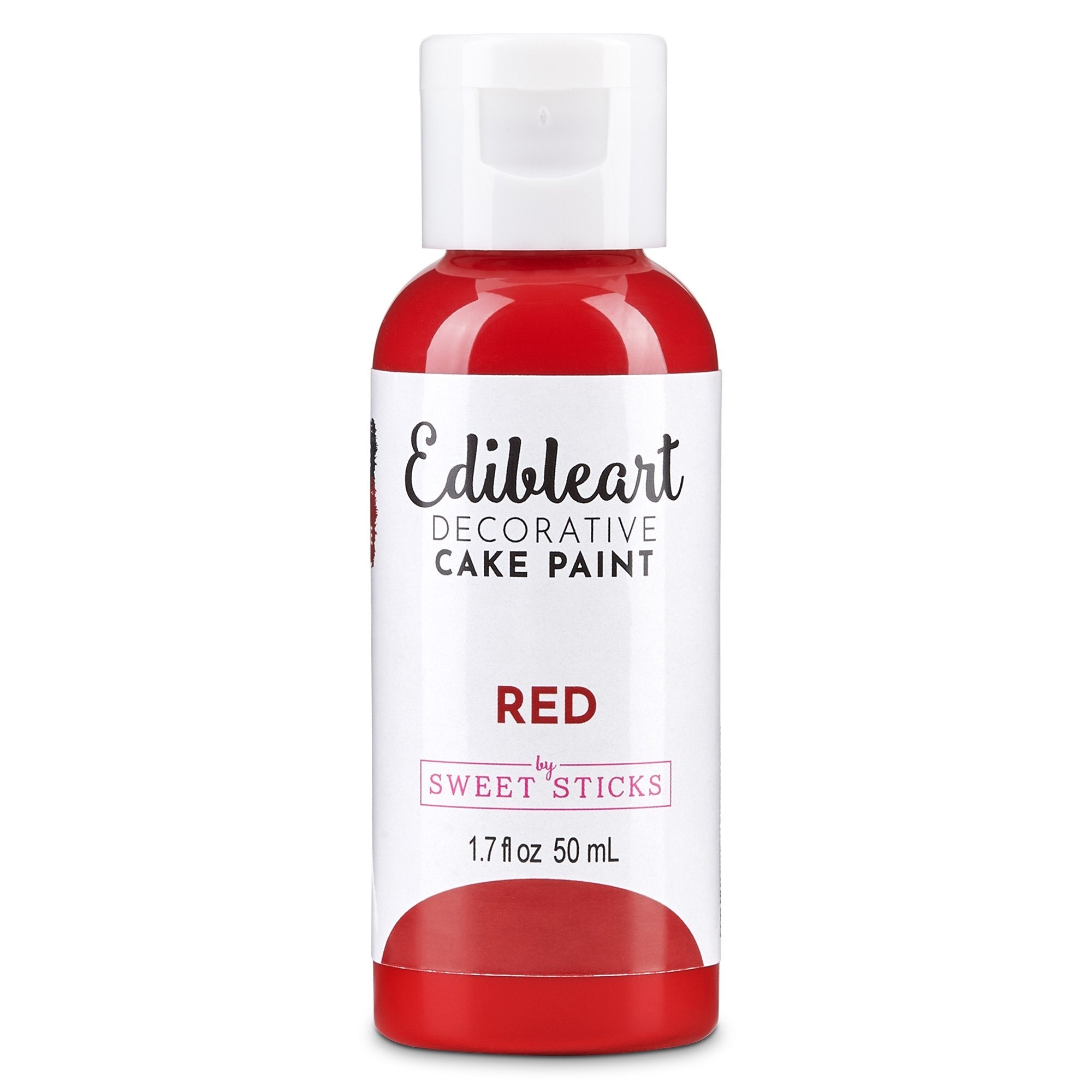 50ml Bottle Edible Art Paints - Sweetsticks AU - Red