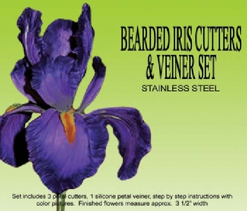 BEARDED IRIS cutters and veiners set
