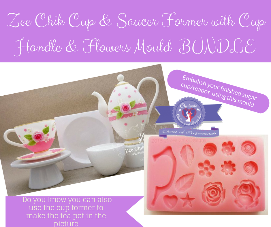 Zee Chik Cup & Saucer Former and mould bundle