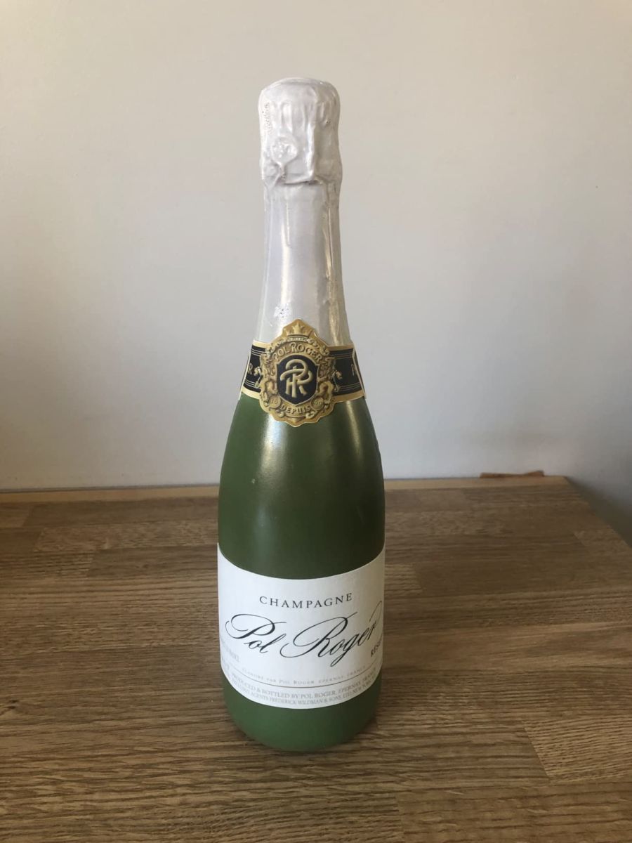 Lifesize Champagne 3D Bottle Mould