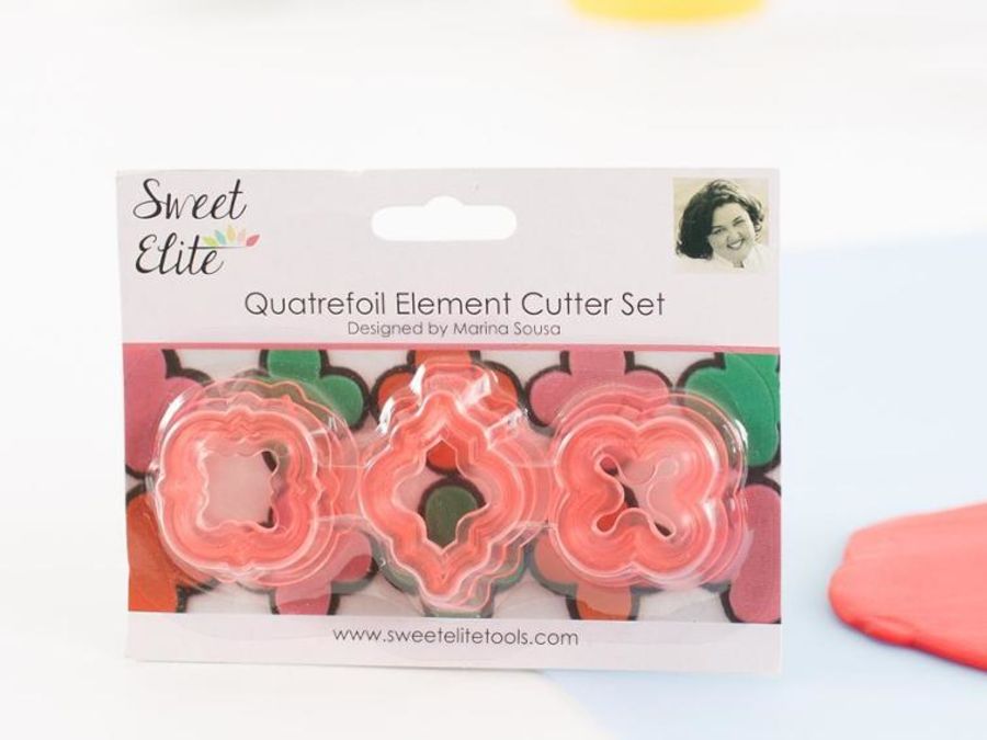 Sweet Elite Quarterfoil Element cutter set