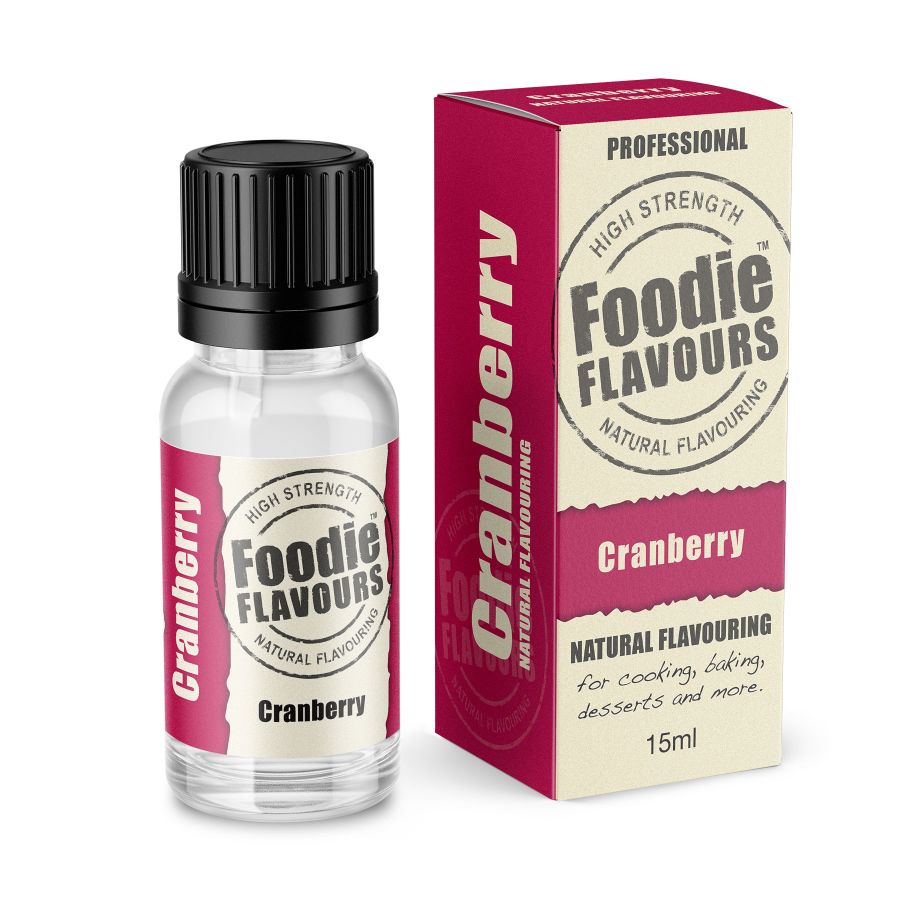 Cranberry High Strength Natural Flavouring - 15ml
