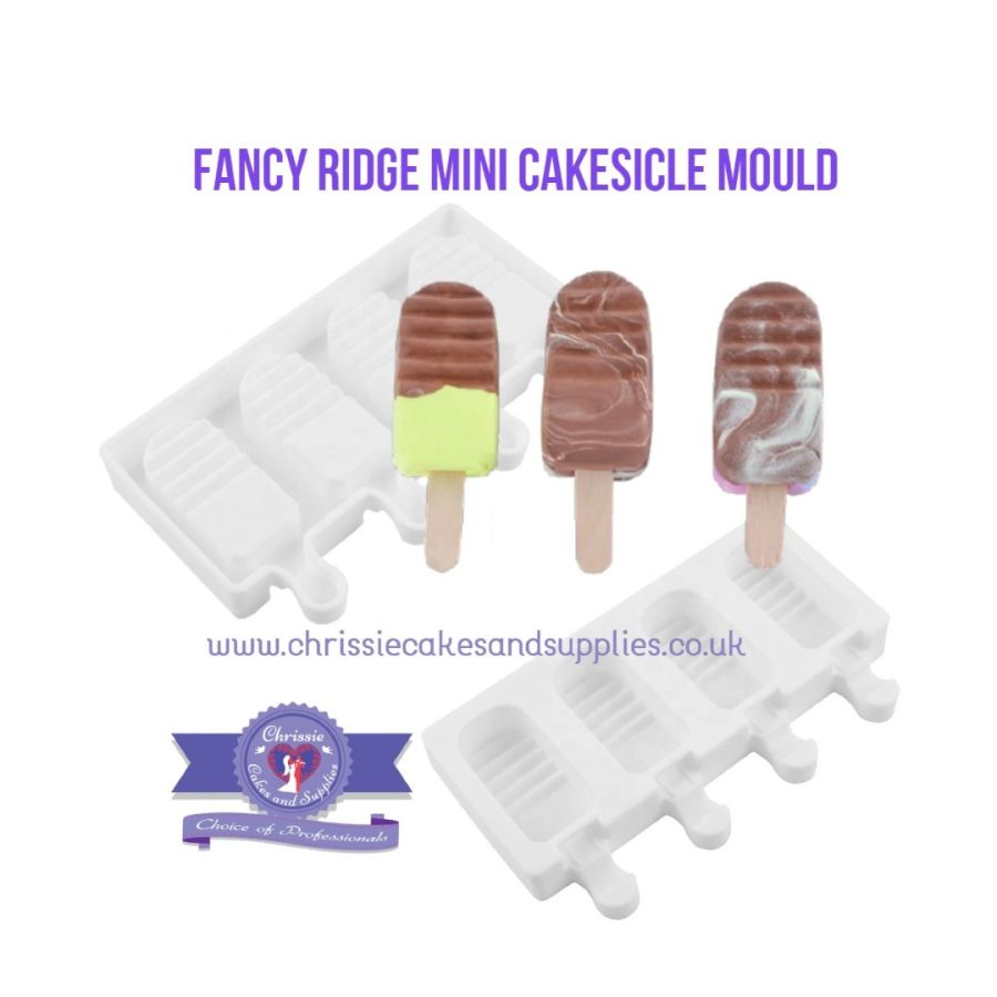 Mini Fancy Ridge Cakesicle Popsicle Mould