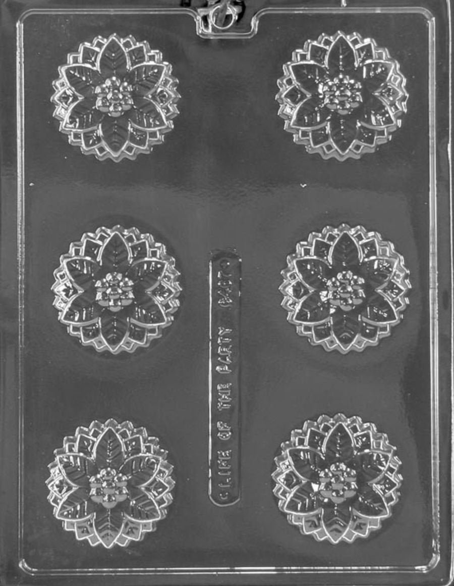 Poinsettia Cookie Chocolate Mould