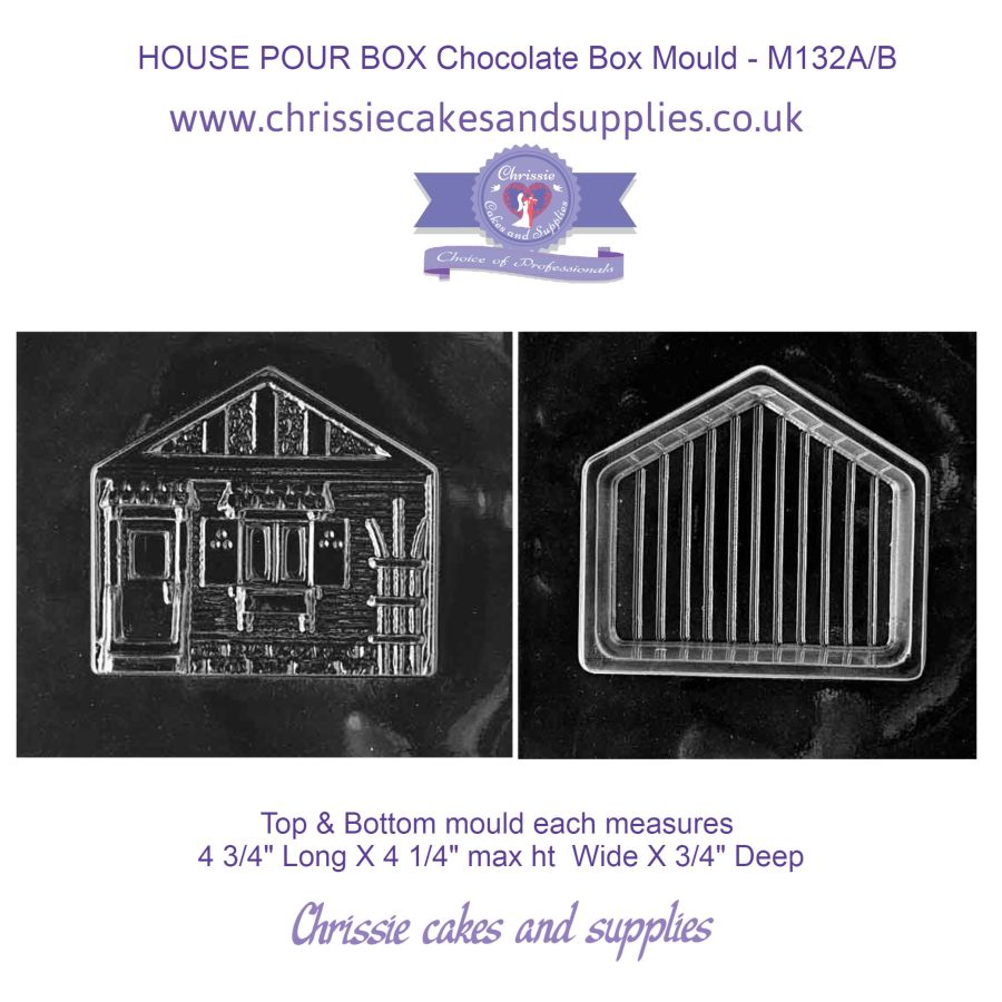 HOUSE POUR BOX Chocolate Box Mould