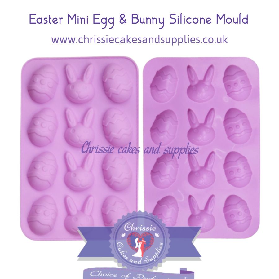 Easter Mini Egg & Bunny Silicone Mould