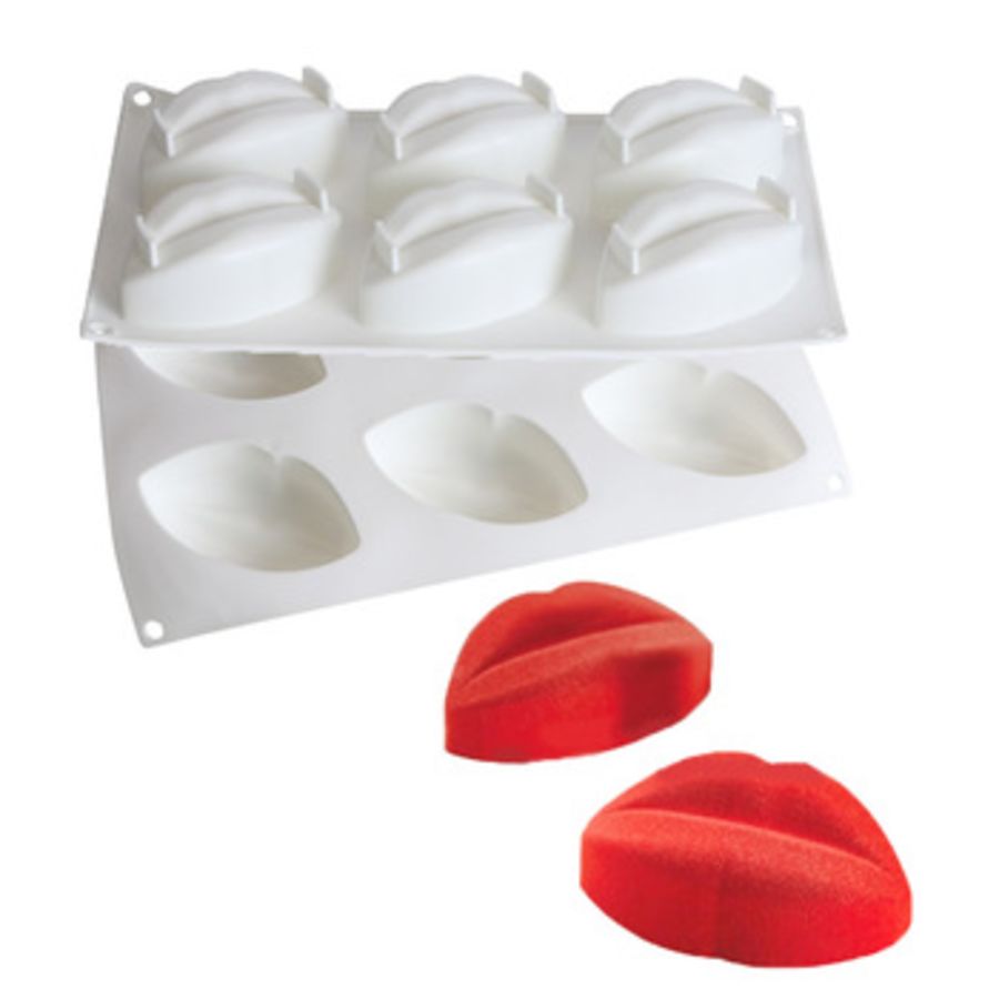 Lips cakesicle mould