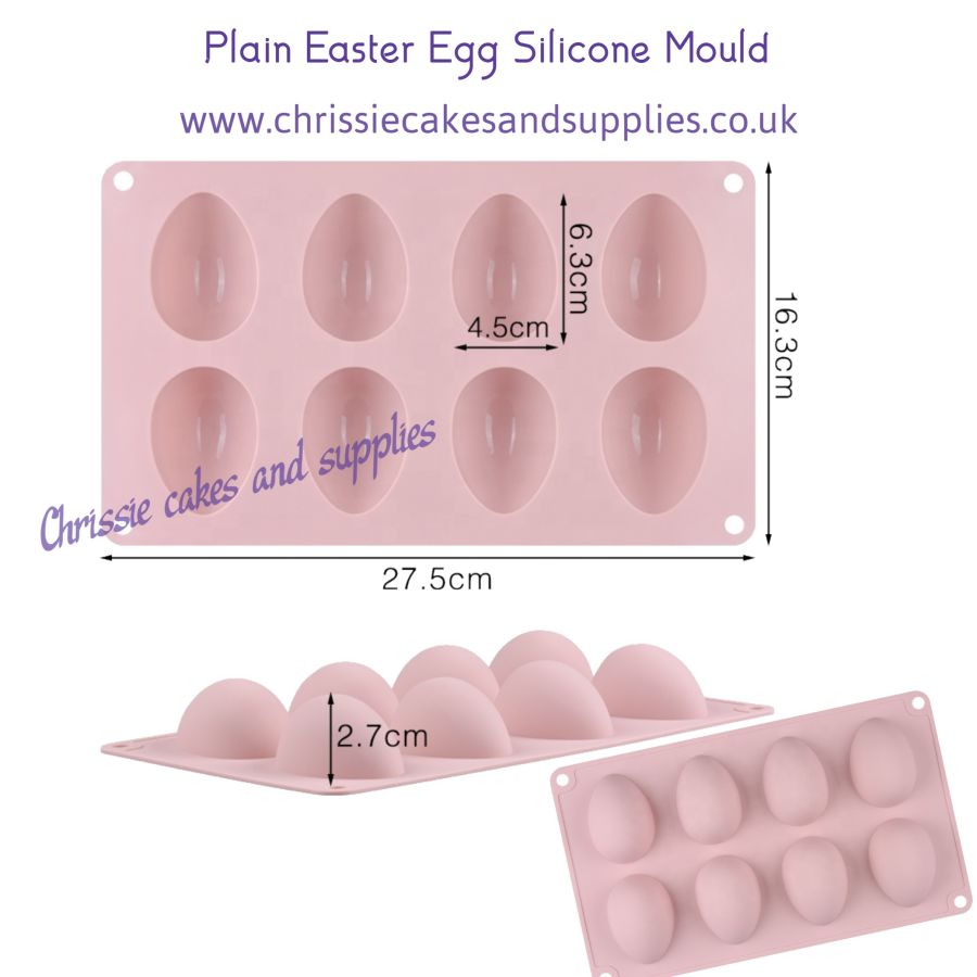 Plain Easter Egg Silicone Mould