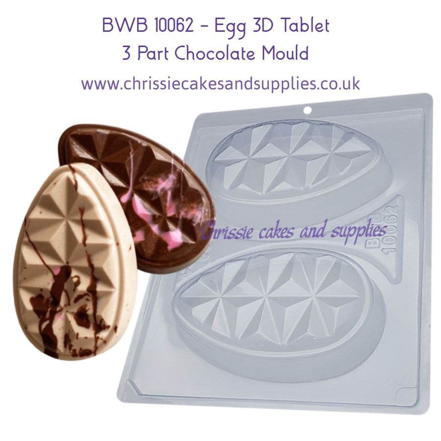 3D Egg Tablet Chocolate Mould