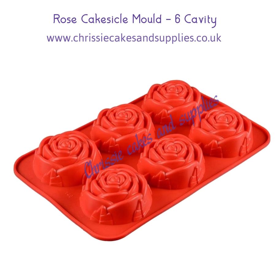 Rose Cakesicle Mould - 6 Cavity