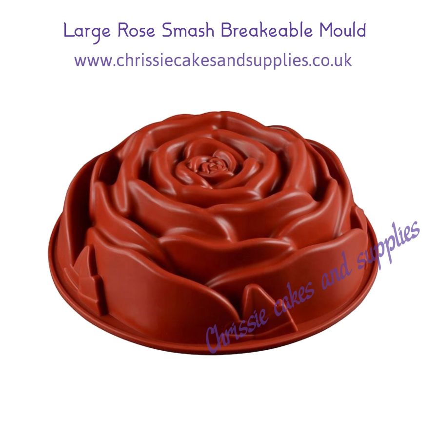Large Rose Smash Breakeable Mould