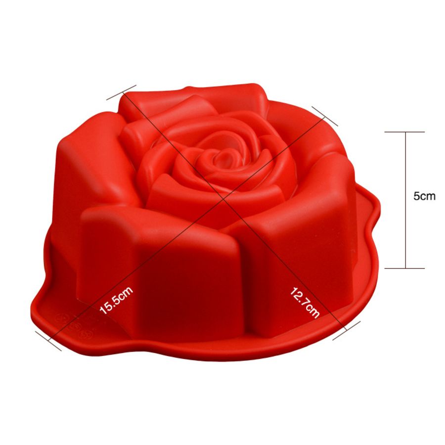 Small Rose Breakable silicone Mould - 5 inch wide