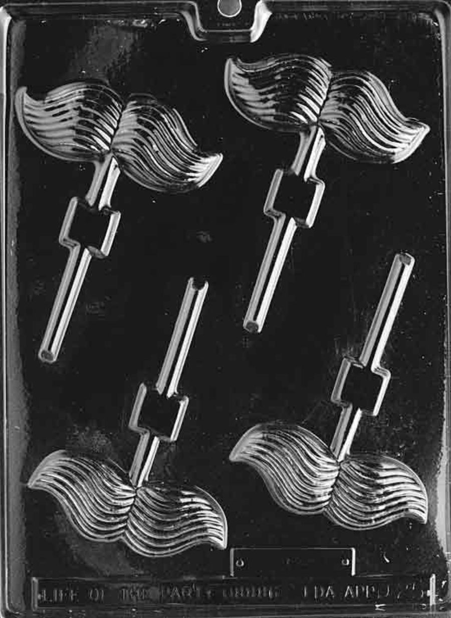 MOUSTACHE LOLLY CHOCOLATE MOULD