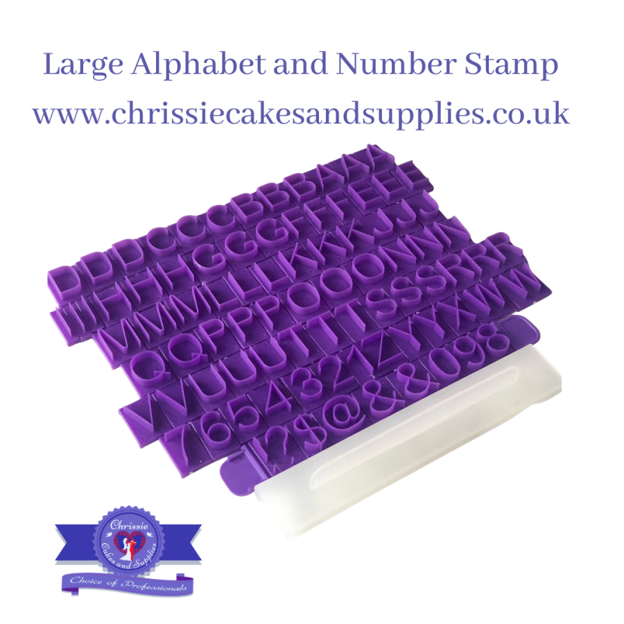 Large Alphabet and Number Stamp