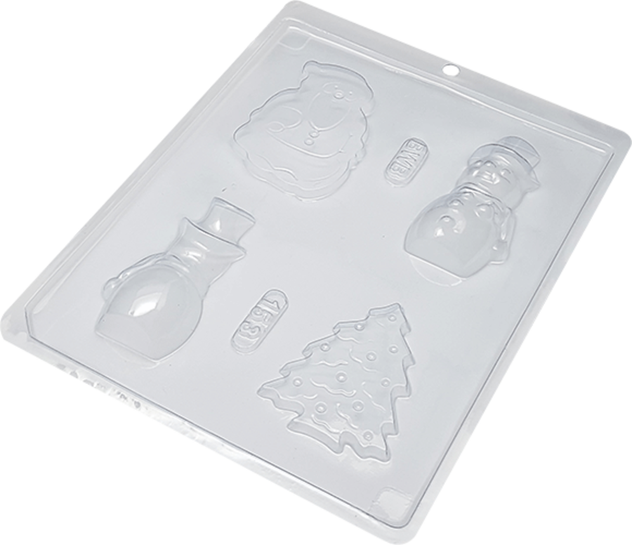 Snowman (Simple) Chocolate Mould - BWB 153