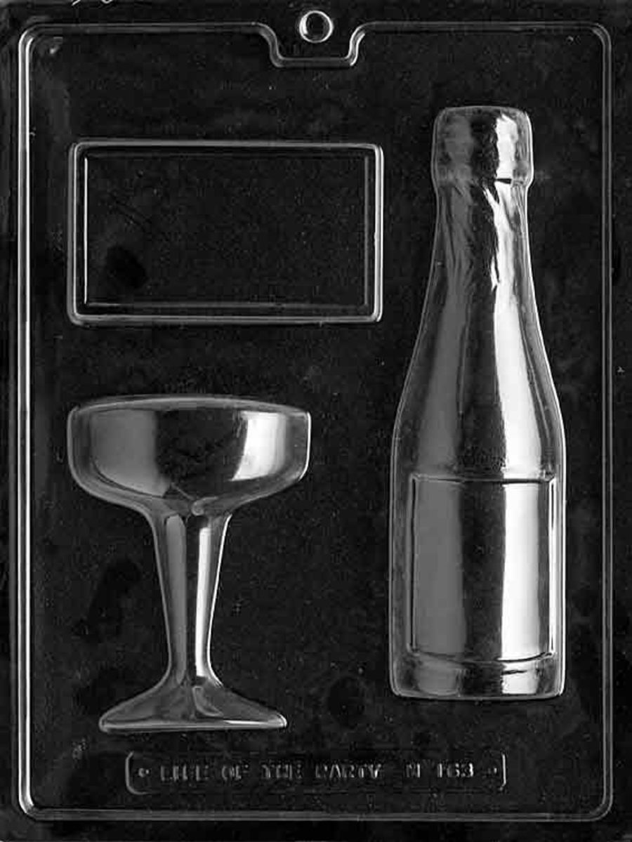 CHAMPAGNE ASSORTMENT FOR SPECIAL OCCASSION CHOCOLATE MOULD