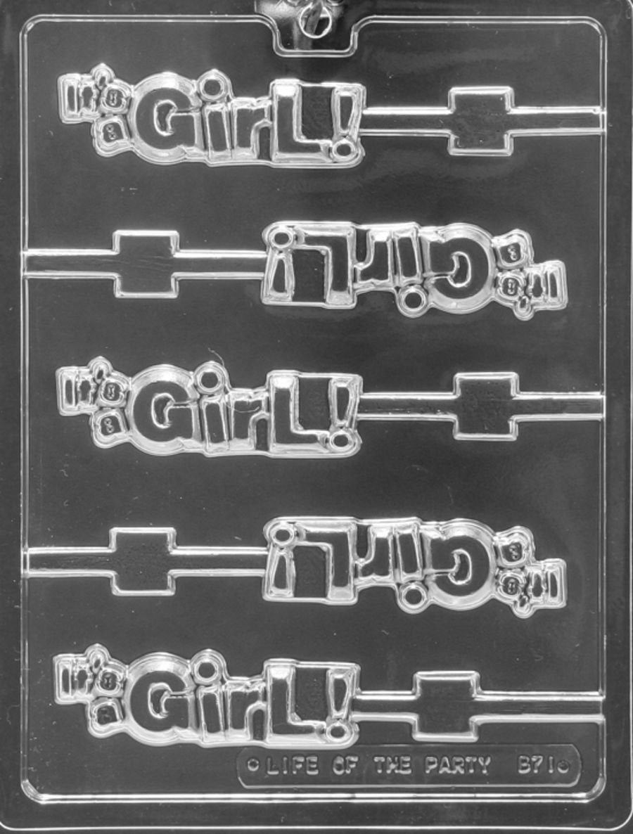 “It’s a Girl” Lolly Chocolate Mould
