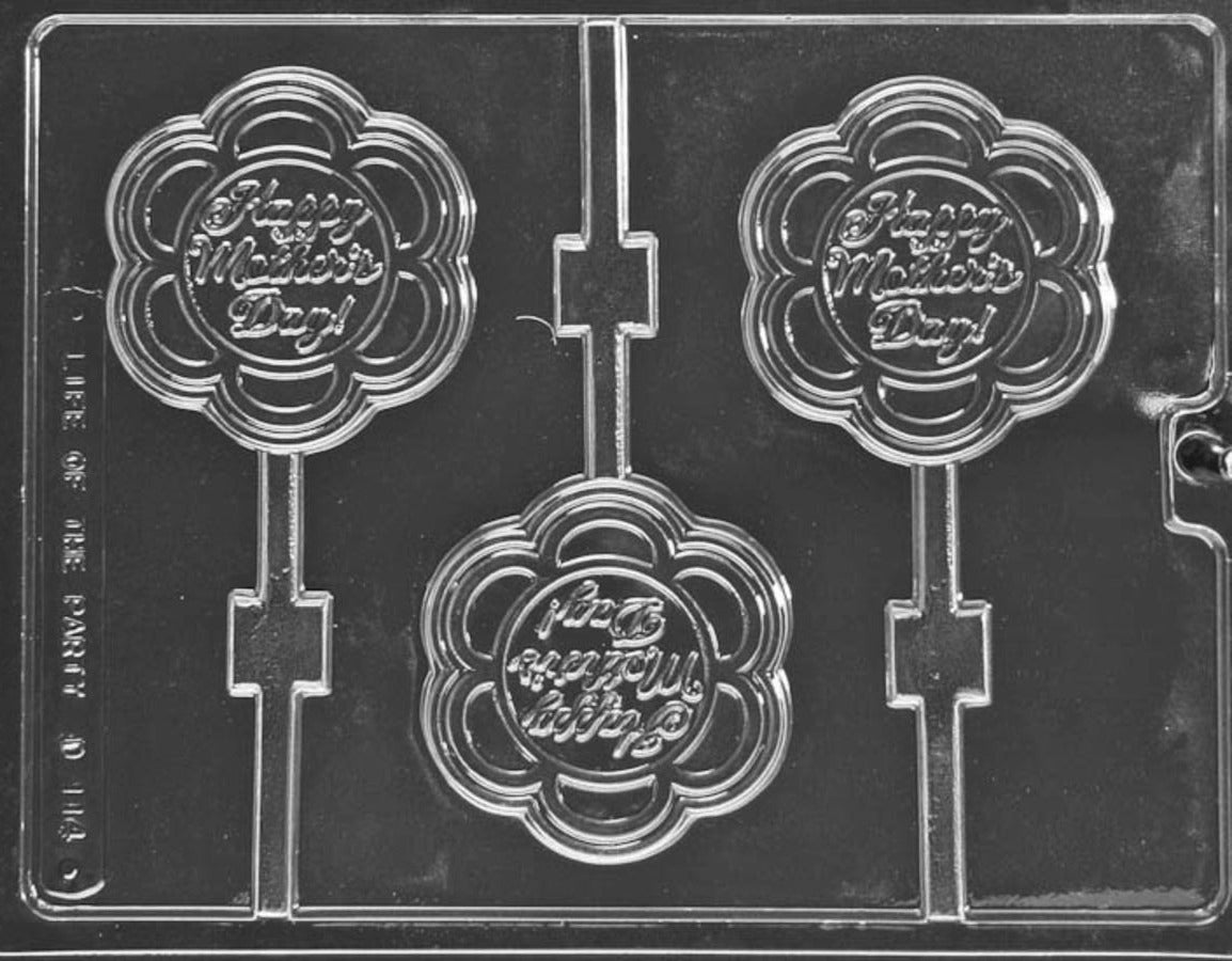 HAPPY MOTHERS DAY LOLLY CHOCOLATE MOULD