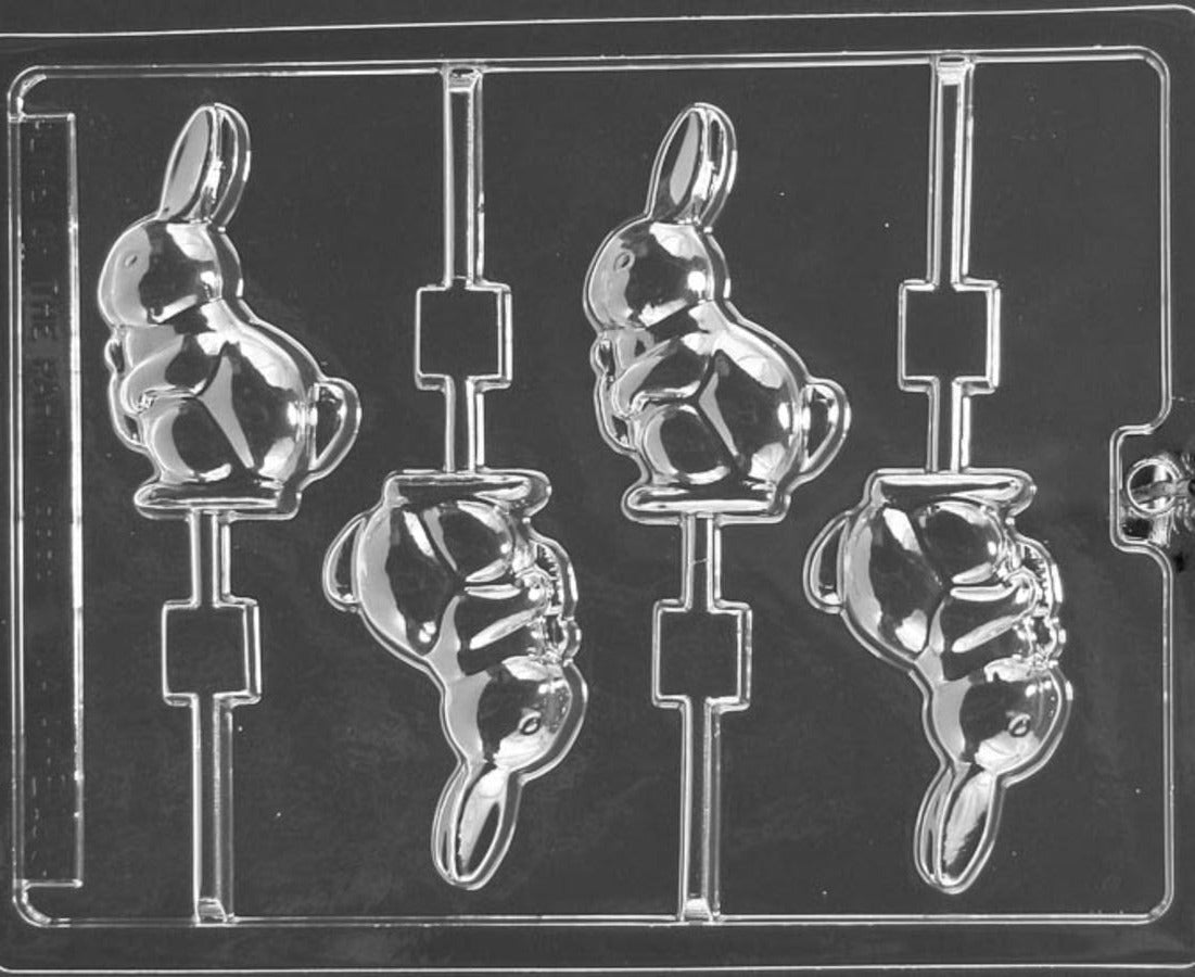 BUNNY WITH CARROT LOLLY CHOCOLATE MOULD