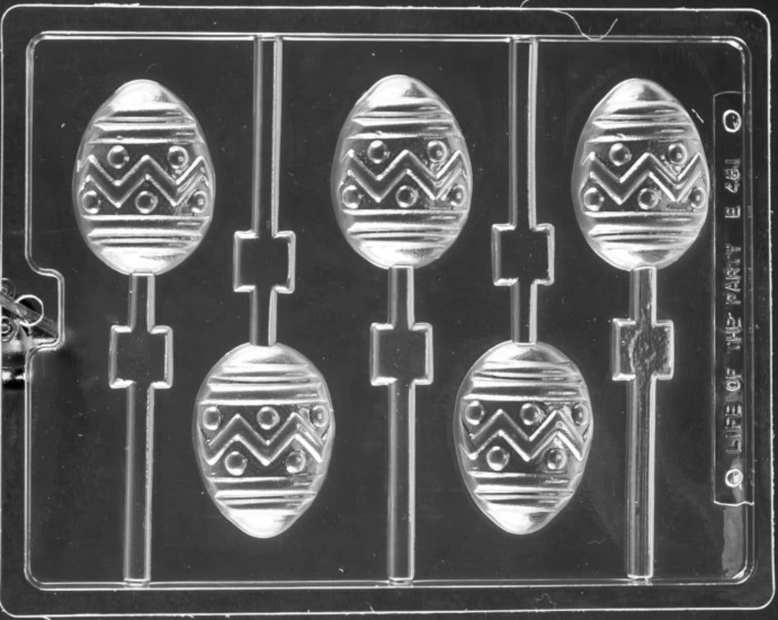 Zigzag Egg Lolly Chocolate Mould