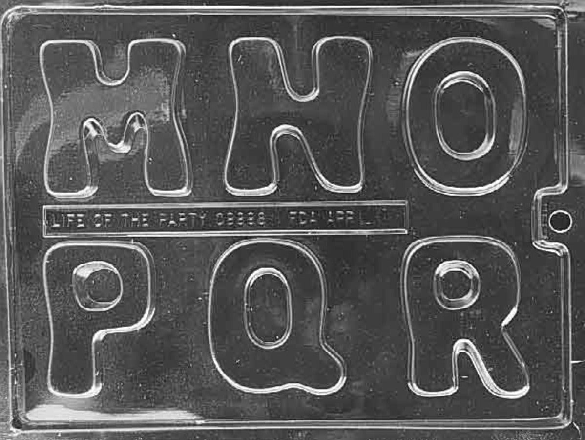 LETTERS - M, N, O, P, Q, R CHOCOLATE MOULD