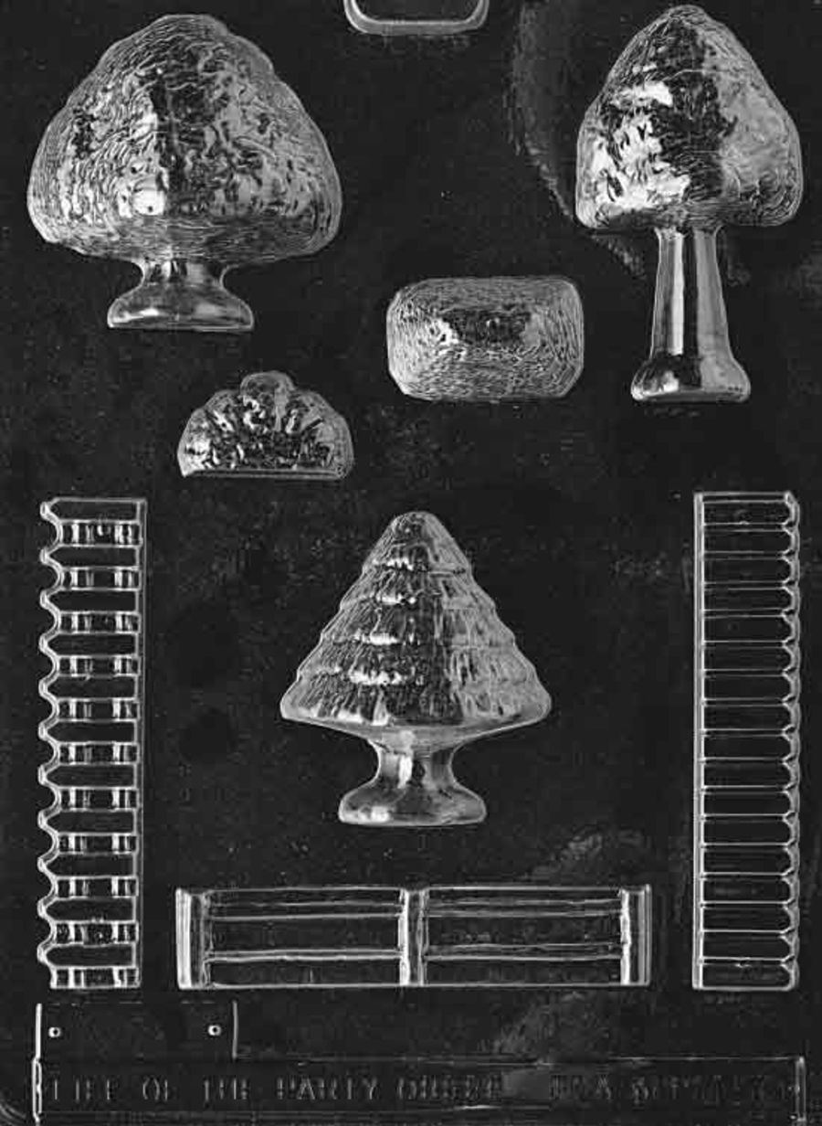 ACCESSORIES FOR CREATING A VILLAGE CHOCOLATE MOULD