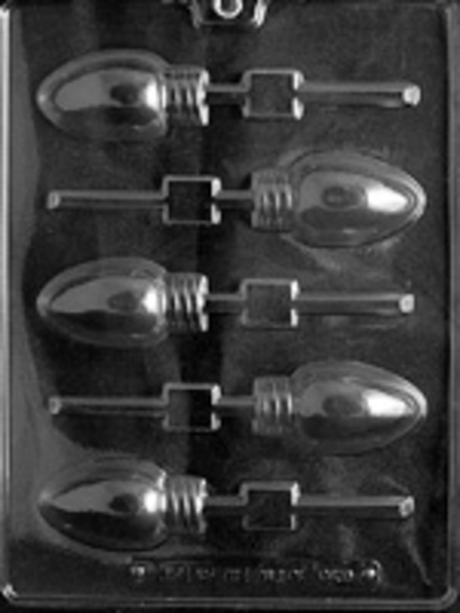 CHRISTMAS BULB LOLLY CHOCOLATE MOULD