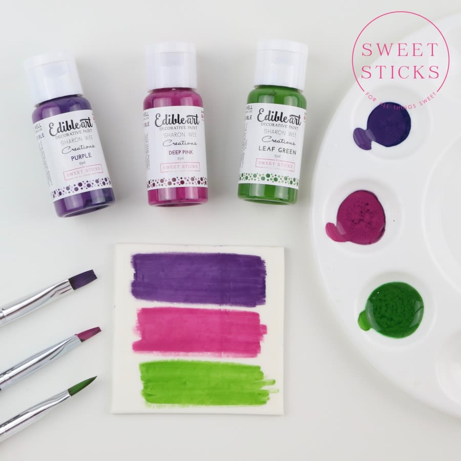 Sweet Sticks - Sharon Wee Creations Paint Kit: 15ml x 3 bottles