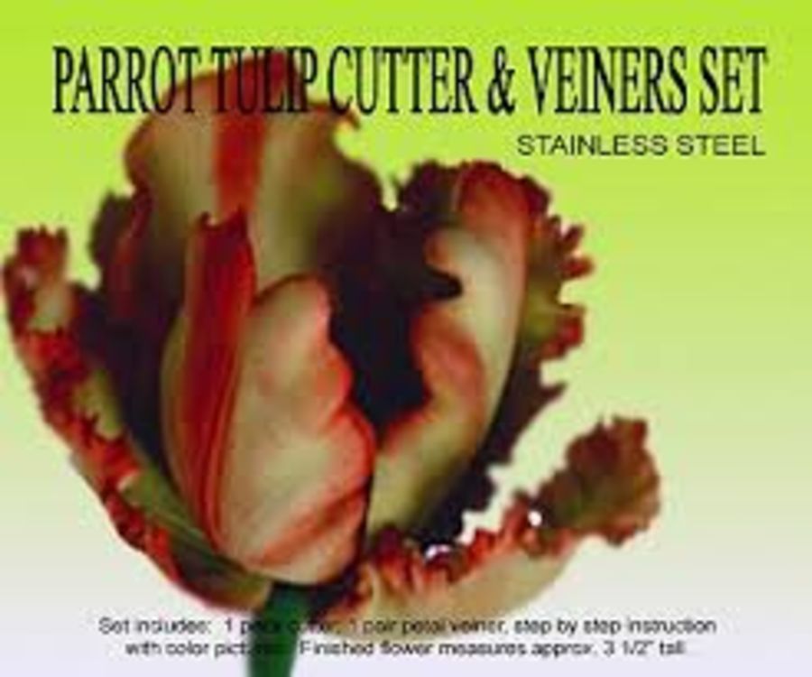Parrot Tulip Cutters Veiner Set