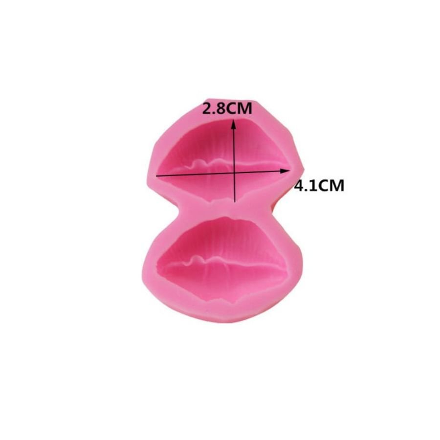 Duo Lips silicone mould