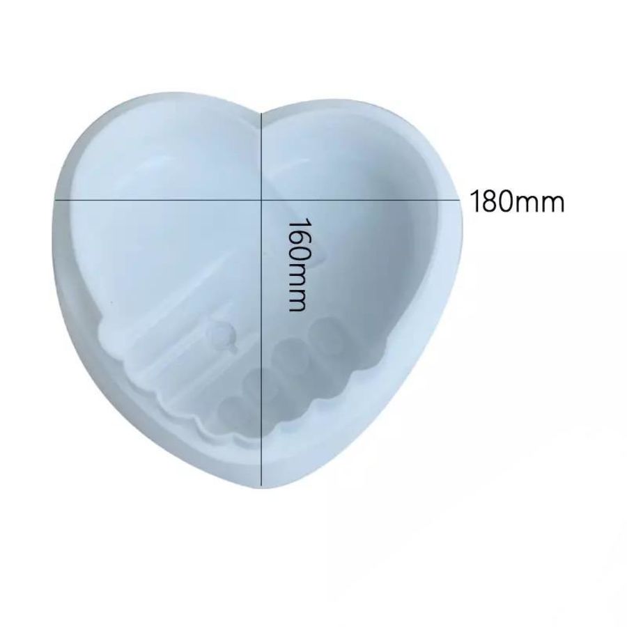 Hand Shaped Heart Breakable Silicone Mould