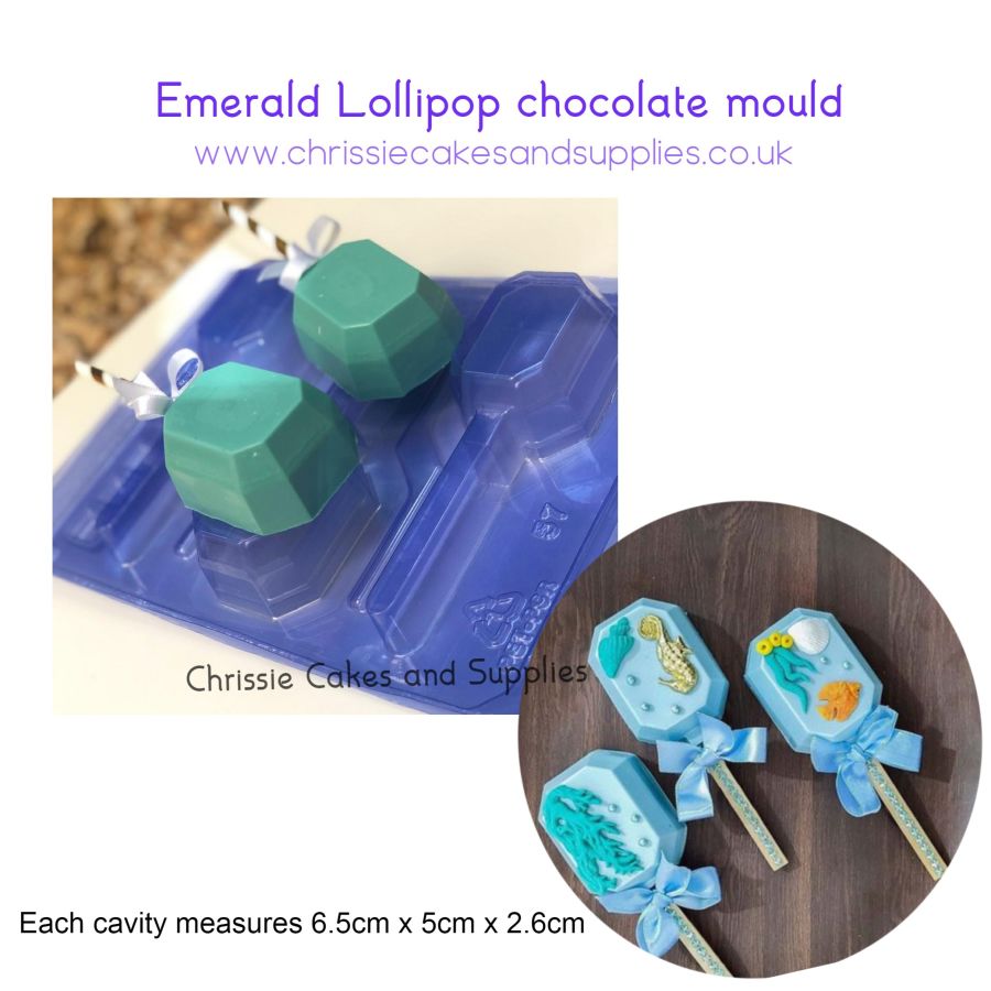 Emerald Lollipop Chocolate Mould