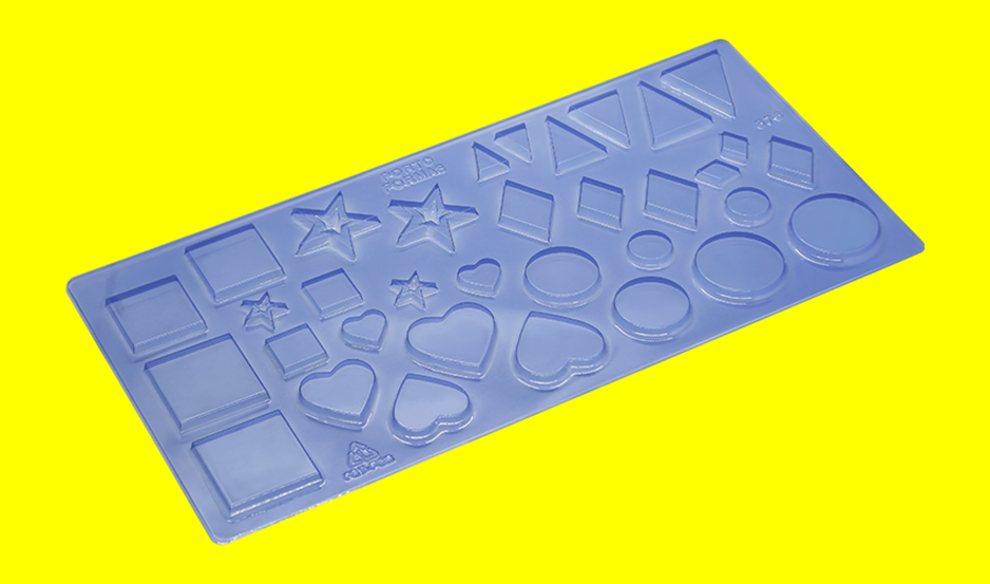 SHAPED APPLIQUES FOR CAKES CHOCOLATE MOULD
