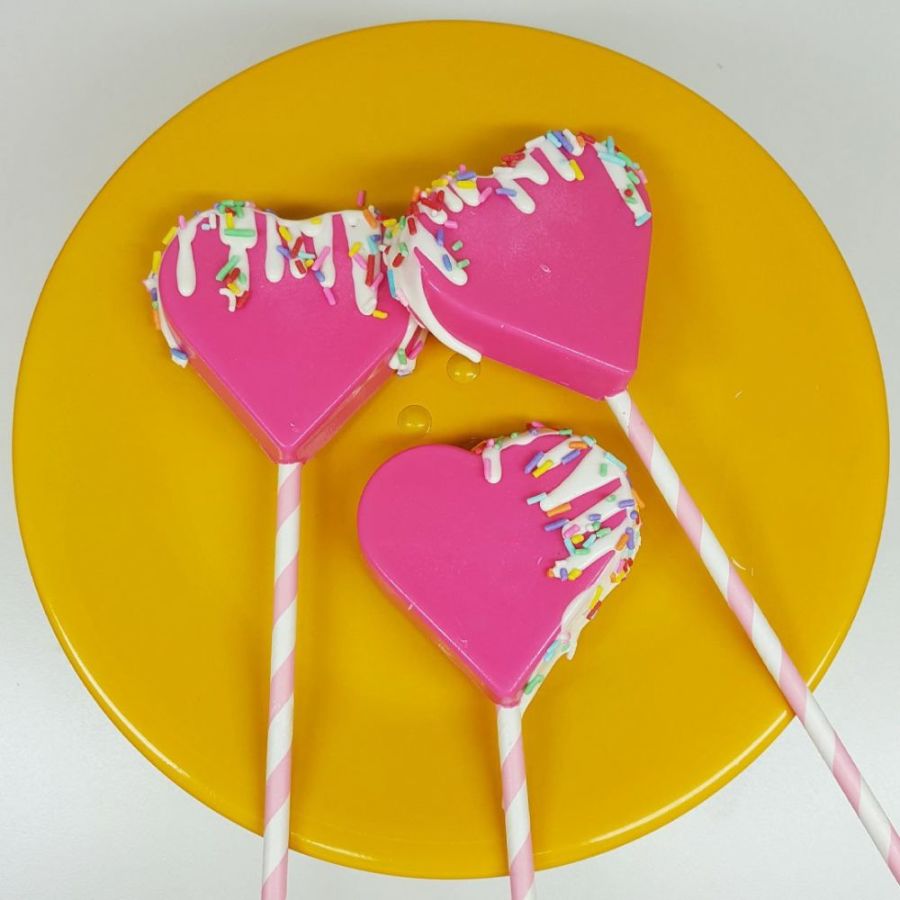 Heart Cakesicle Lollipop Chocolate Mould