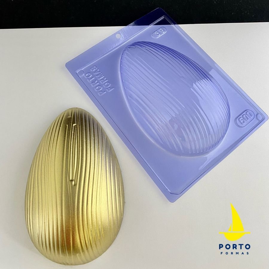 SCRATCHED EGG 500G - 3 Part Chocolate Mould PFM 39