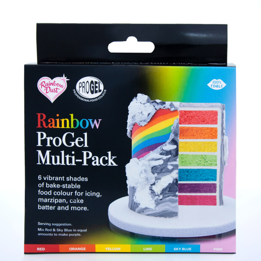Rainbow Multipack ProGel Concentrated Gel Colour