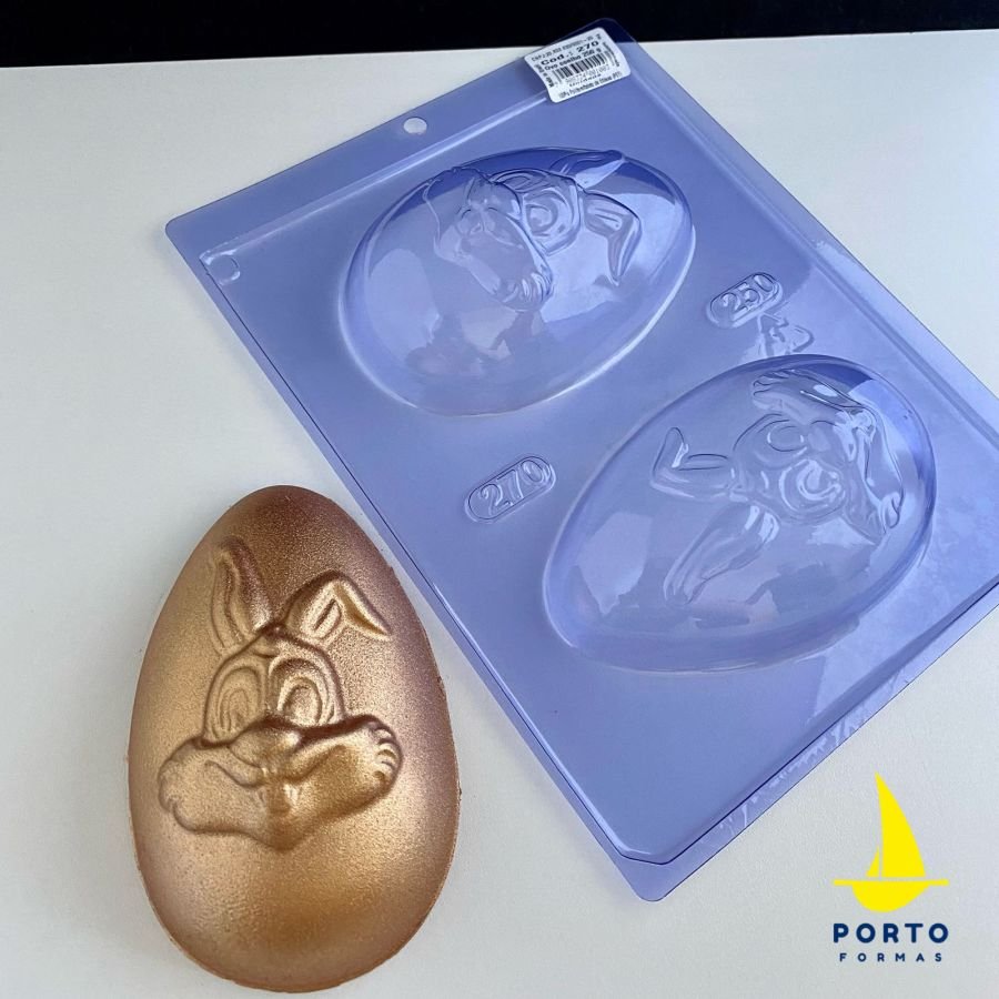 RABBIT EGG 250G CHOCOLATE MOULD PFM 270