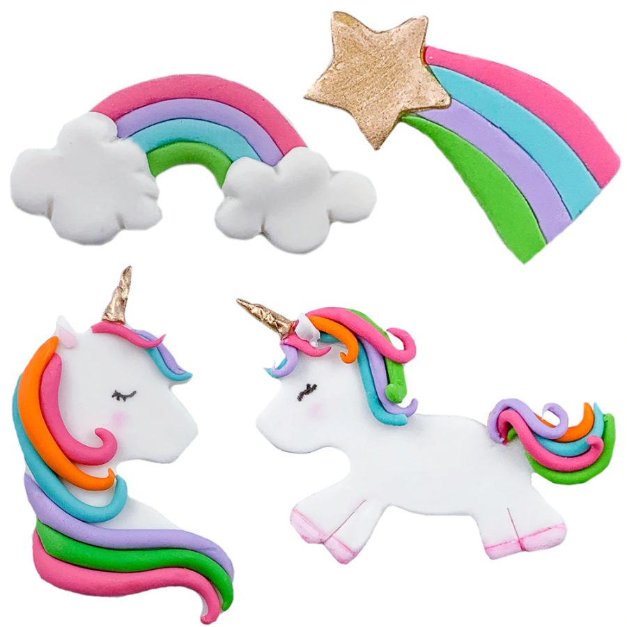 Unicorn and Rainbows - Autumn Carpenter Cutie Cupcake Cutter Set