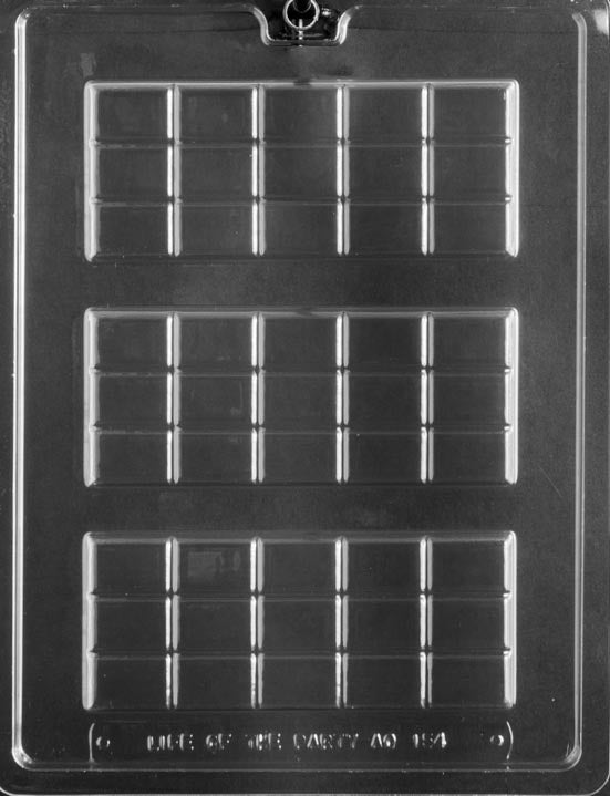 15 PIECE BREAK APART BAR Chocolate Mould