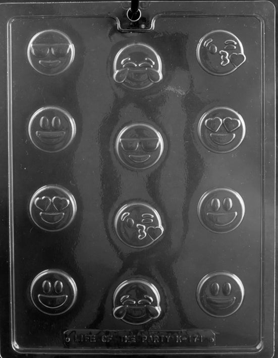 Bite Sized Emojis Chocolate Mould