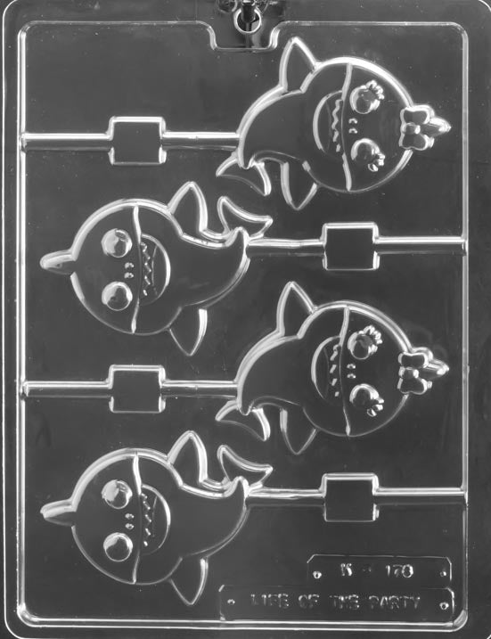 Baby Sharks Lolly Chocolate Mould