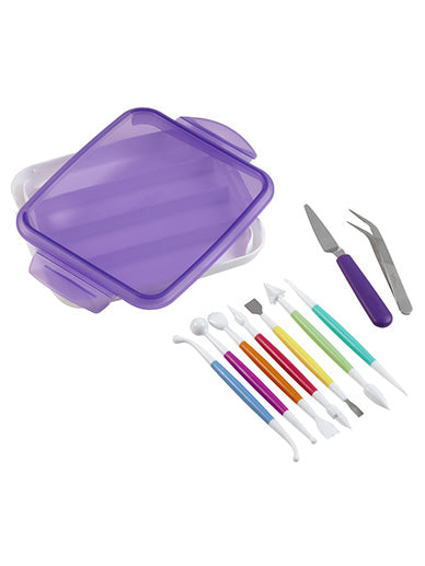 FONDANT AND GUM PASTE TOOL SET OF 10