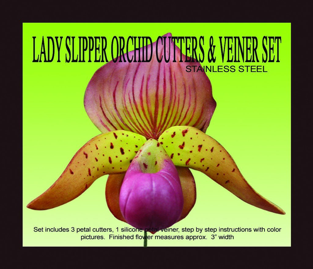 Lady Slipper Orchid Cutters & Veiner Set