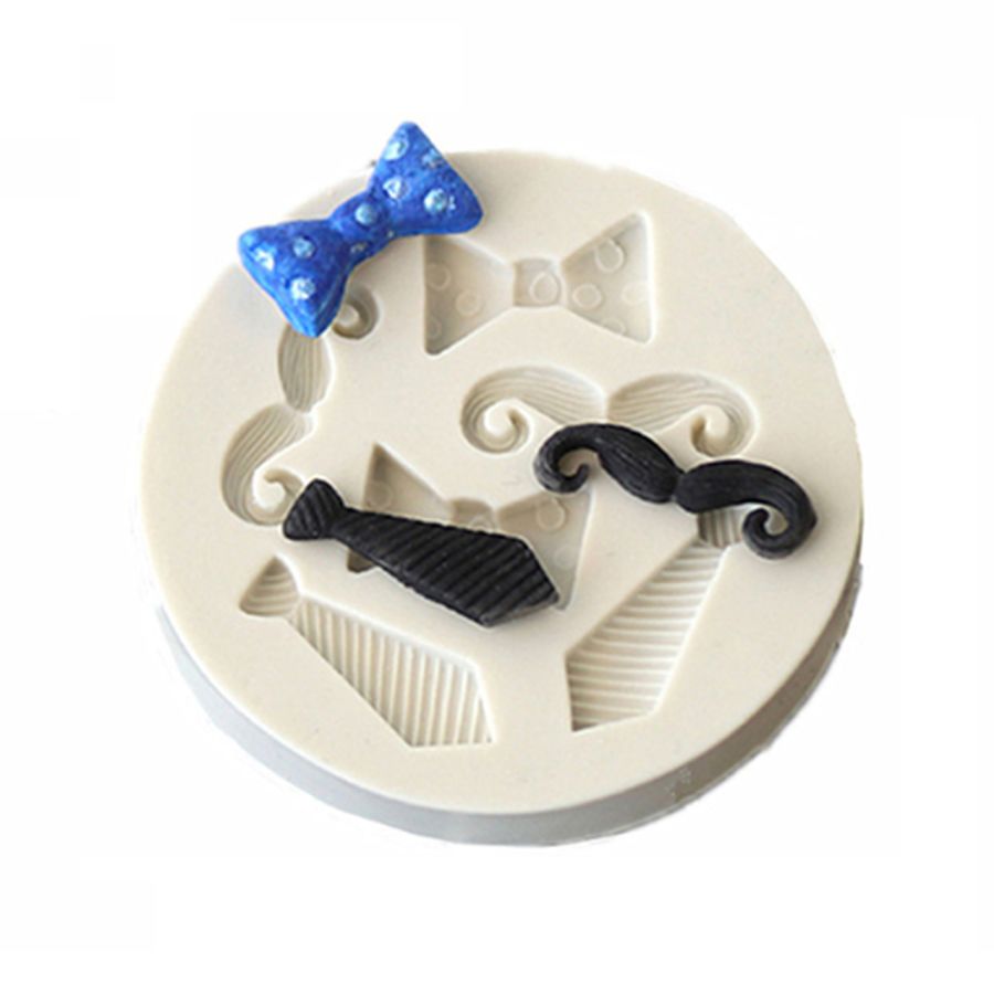 Moustache and Tie Silicone Mould