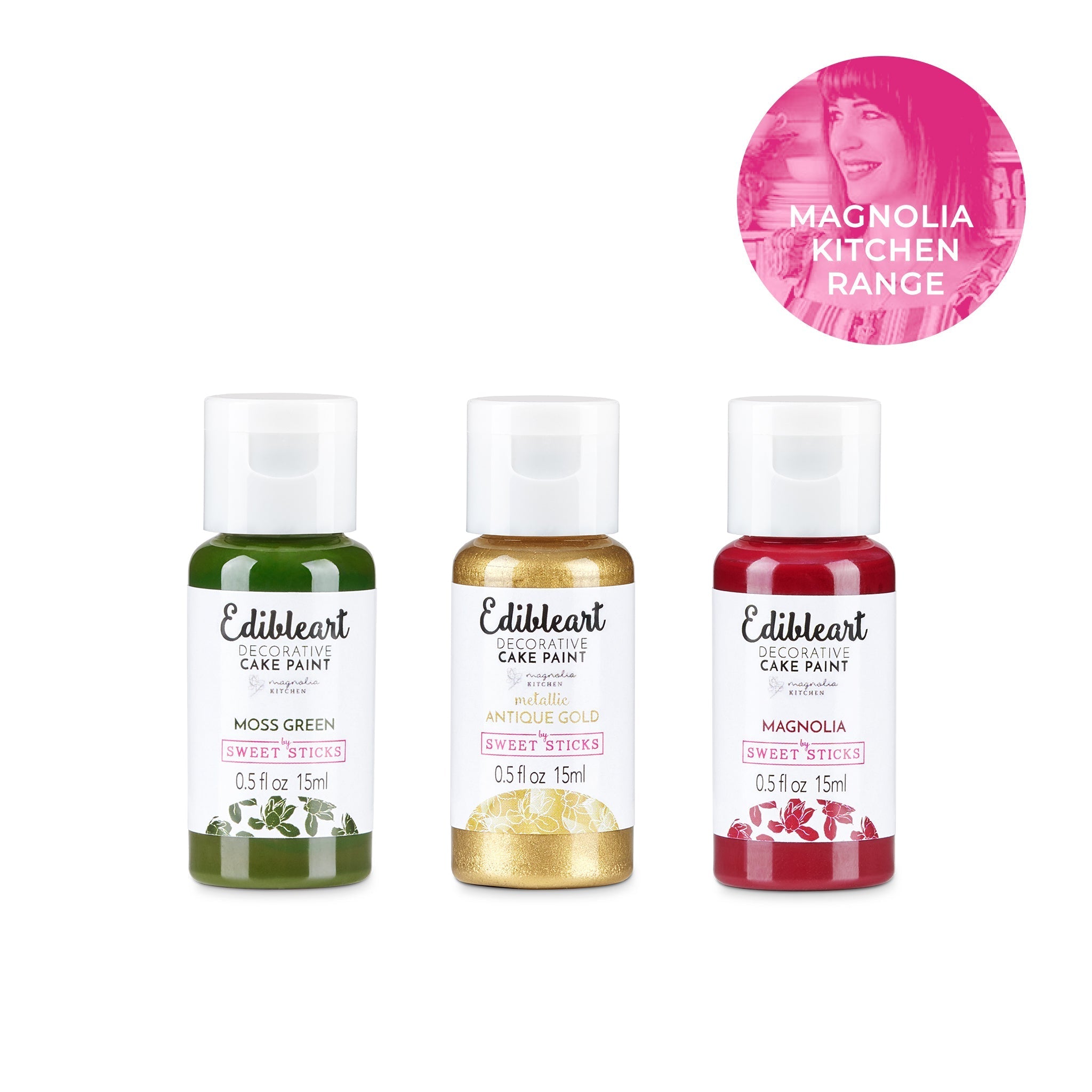 Edible Art Paint - MAGNOLIA KITCHEN - 3 pack
